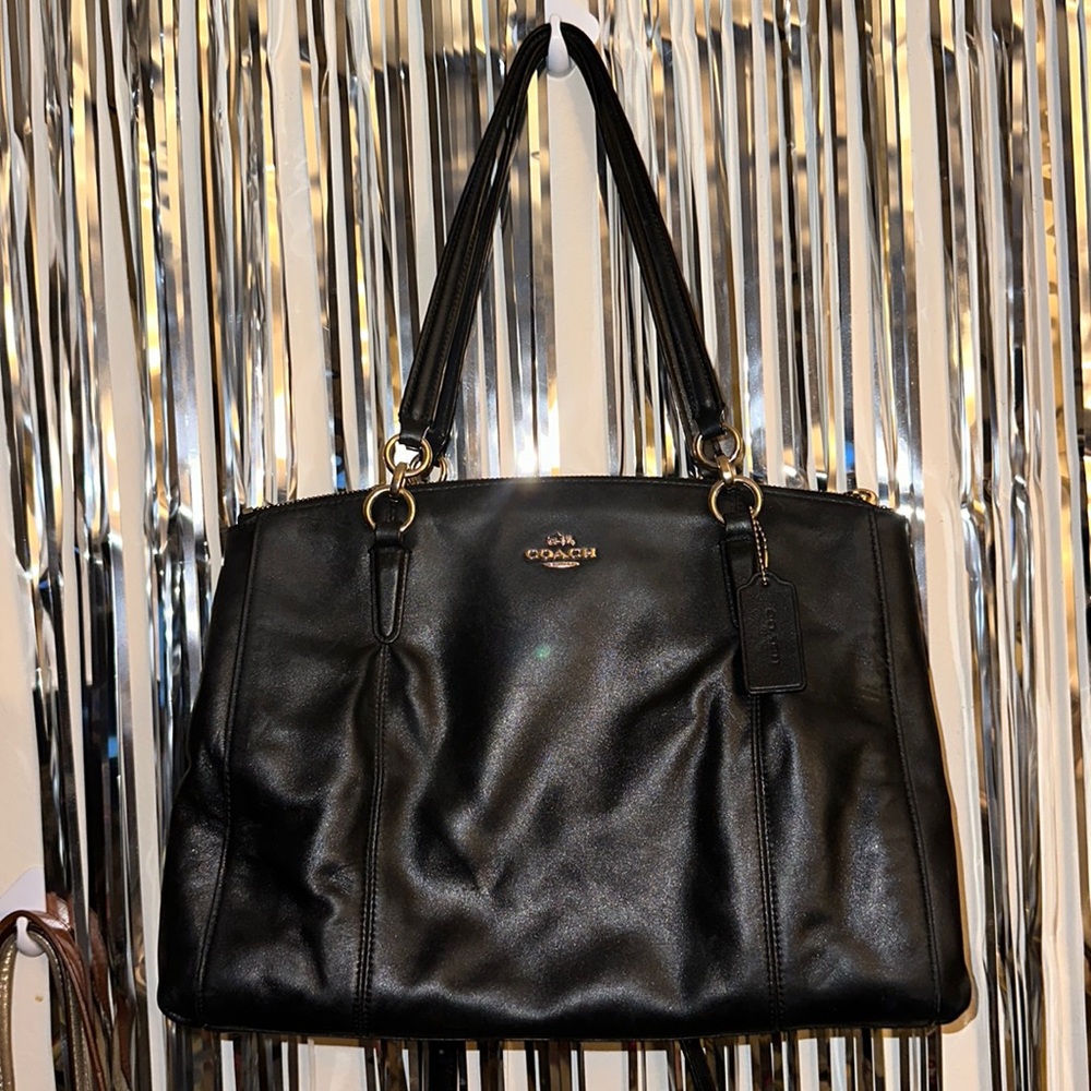 Black Coach crossbody